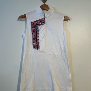 Vintage Rare Vivienne Tam Made in Japan Sleeveless Dress/top Embroidered